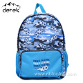 Outdoor printed football face children's backpack